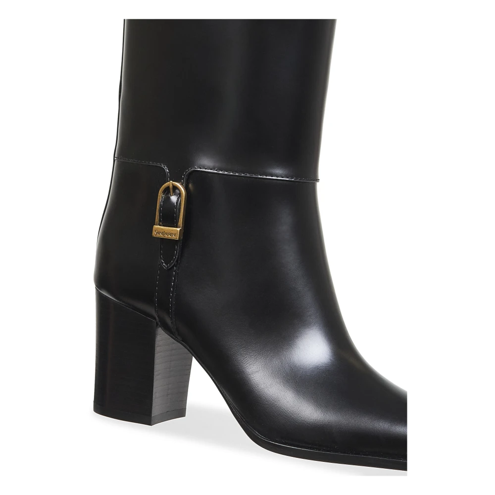 Saint Laurent Dame Sko Svart 36 EU, - side b