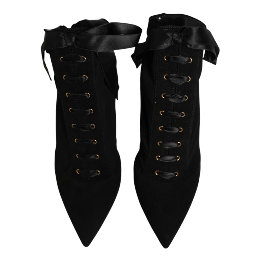 Dolce & Gabbana Dame Sko Svart 37 EU, - side a