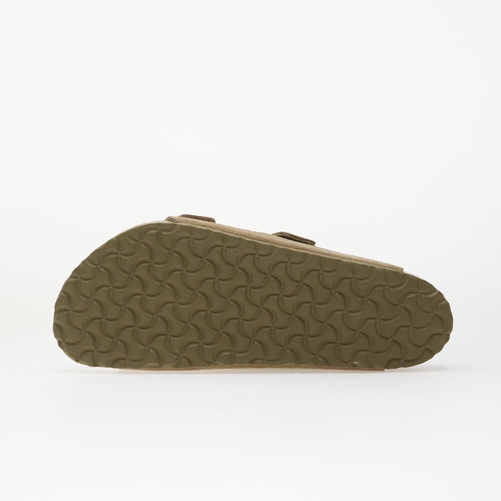 Birkenstock Joggesko Arizona Suede Leather Unisex Faded Khaki EUR 41 - side a