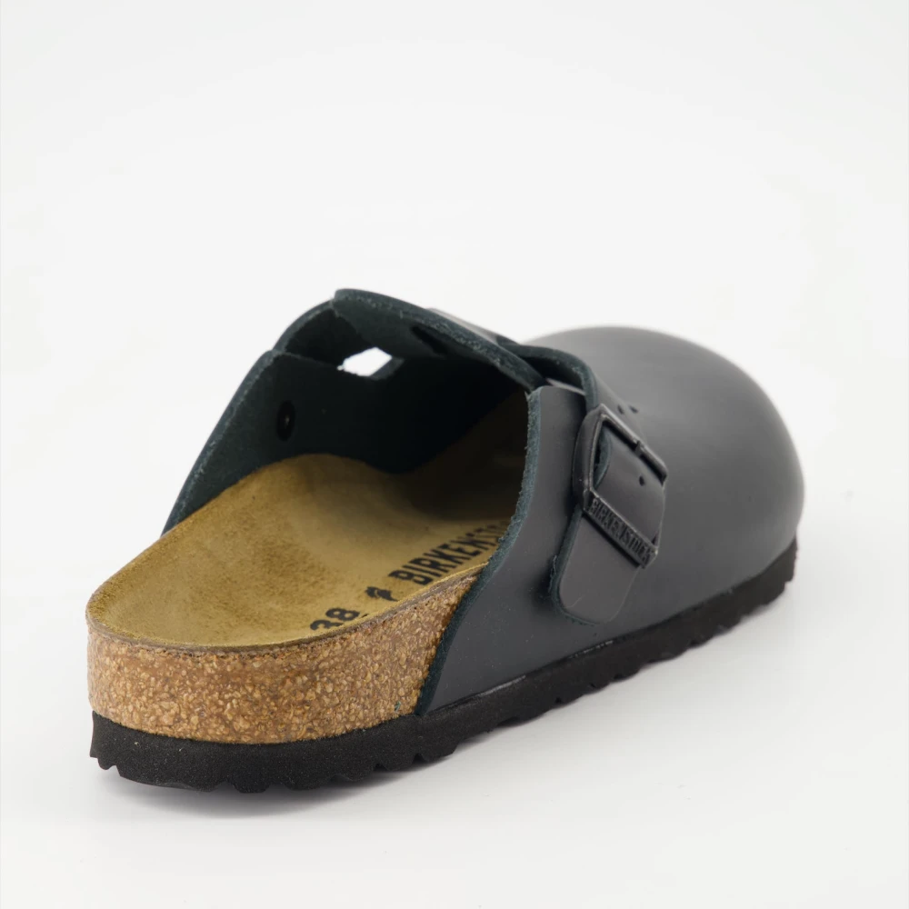 Birkenstock Boston Natural Leather Black 38 - side b