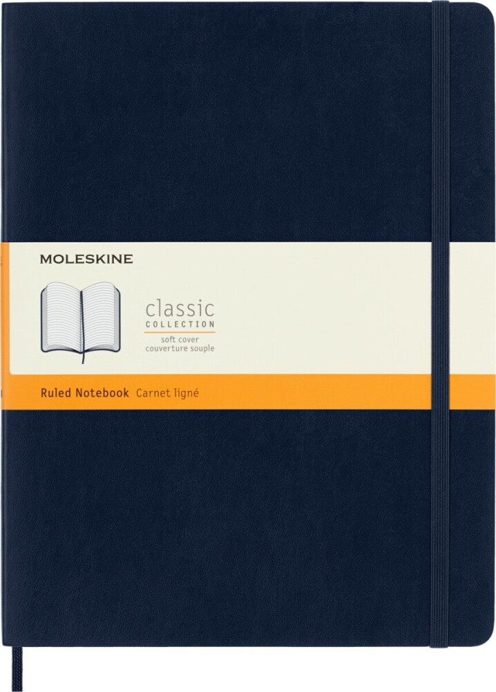 Notatbok Moleskine XL Myk Linjer Blå » Best Pris på Prisradar.no