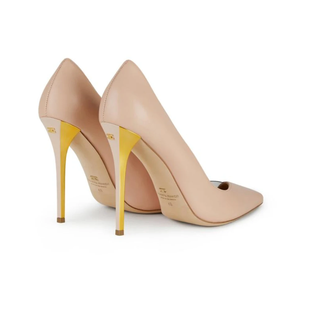 Elisabetta Franchi Dame Sko Beige 40 EU, - side a