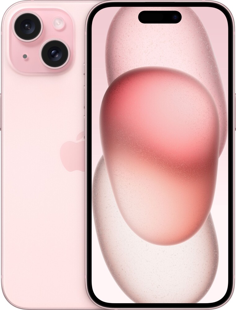 Apple iPhone 15 256GB Rosa 5G med Super Retina XDR-skjerm » Best