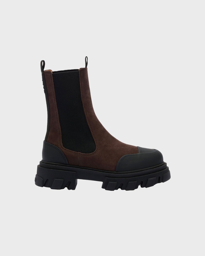 Ganni Boots Cleated Mid Chelsea Recycled Pelinova  Brun EUR 39 - main photo