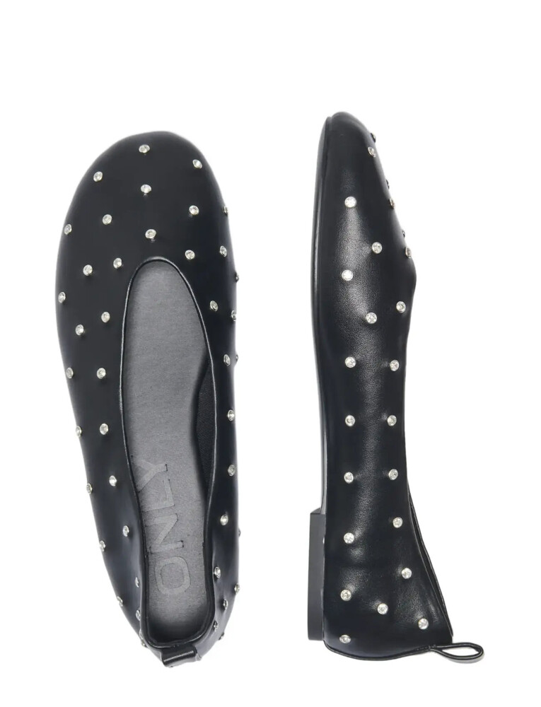 ONLY Onladriana 2 Studs Pu Ballerina   Black   39 - main photo
