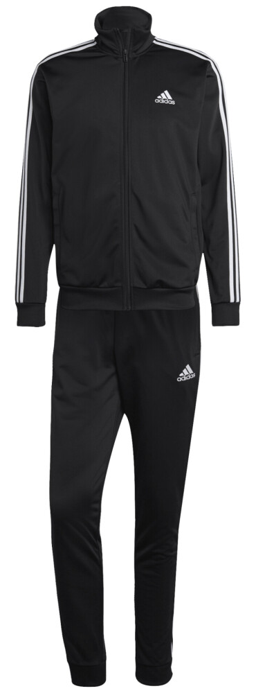 Adidas Basic Stripes Tricot Tracksuit joggedress herre S BLACK