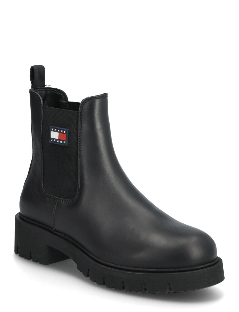 Tommy Hilfiger Tjw Chelsea Leather Boot - Black - 37 - main photo
