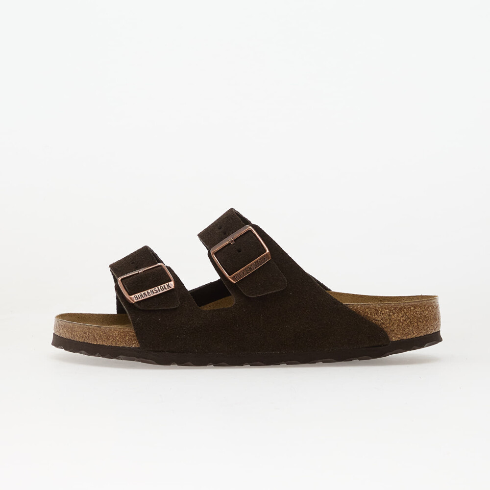 Birkenstock Joggesko Arizona Soft Footbed Suede Leather Unisex Mocha EUR 41 - main photo