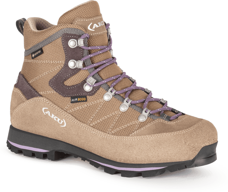 Aku Women's Trekker Lite III Wide Gore-Tex 37.5, Beige/Deep Violet - main photo