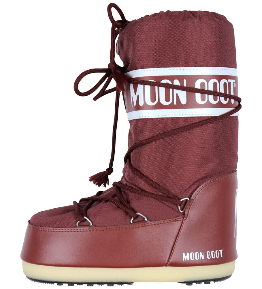 Moon Boot Unisex Icon Nylon Burgundy 39/ 41 - side a
