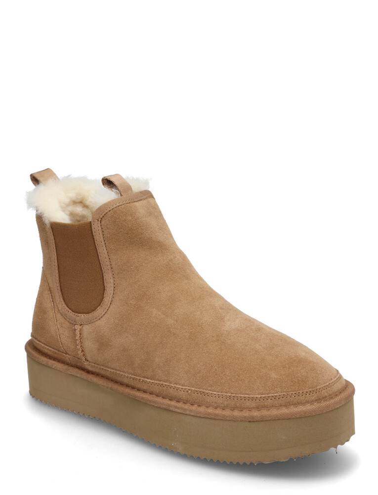 Rosemunde Rhbolina Chelsea Plateau Boot - Beige - 41 - main photo