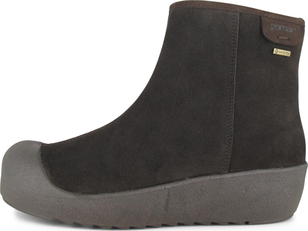 Pomar Women's Kallio GORE TEX Ankle Boot Bark Suede(fur L) Curling 37 - main photo