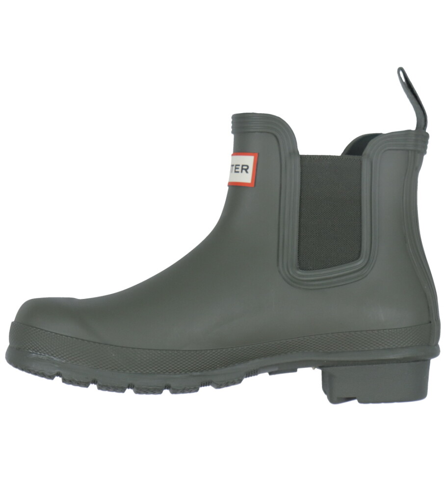 Hunter Gummistøvler Original Chelsea Dark Olive Hunter 37 Gummistøvler Grønn - side a