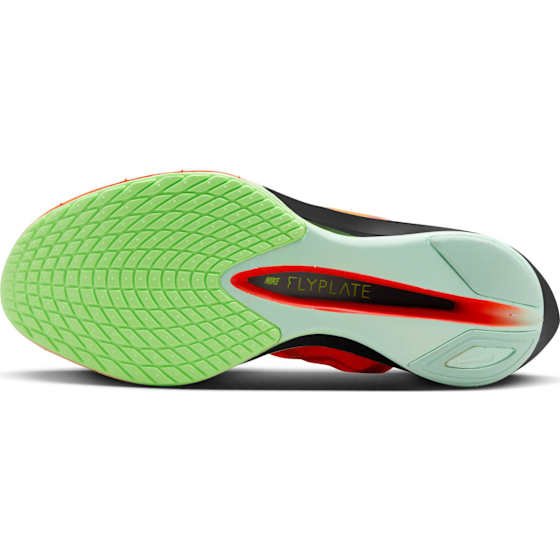 Nike Vaporfly 4 Dame Bright Crimson/Lime Blast/Mint Foam 37.5 - side b