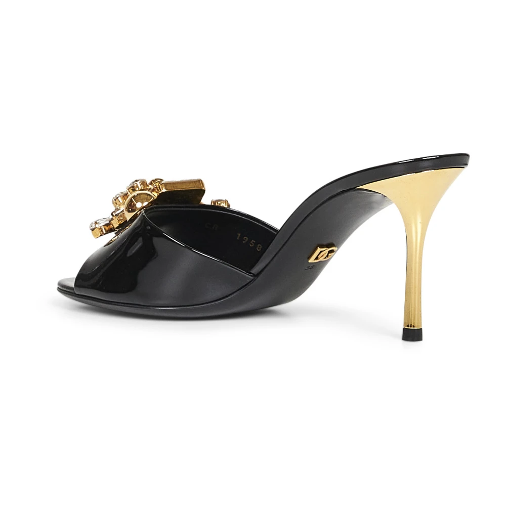 Dolce & Gabbana Dame Sko Svart 38 EU, - side a