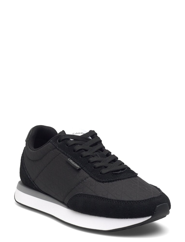 Calvin Klein Retro Runner Lace Up Aop Nyl   Black   41 - main photo