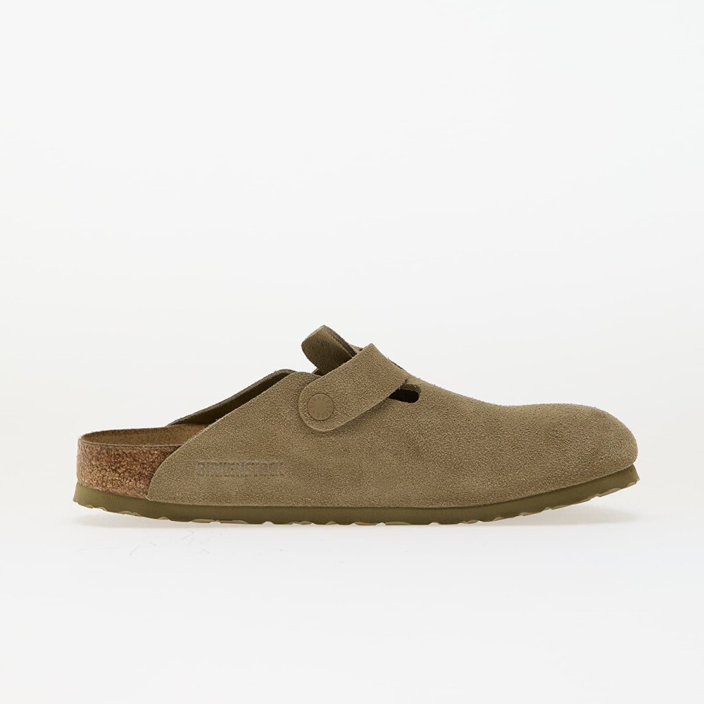 Joggesko Birkenstock Boston Suede Leather Faded Khaki EUR 36 - side b