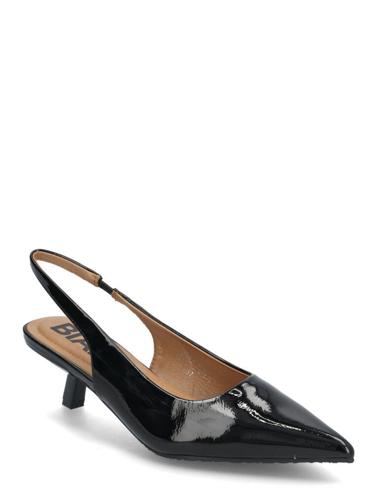 Bianco Biakristin Kitten Heel Slingback Patent - Black - 41 - main photo