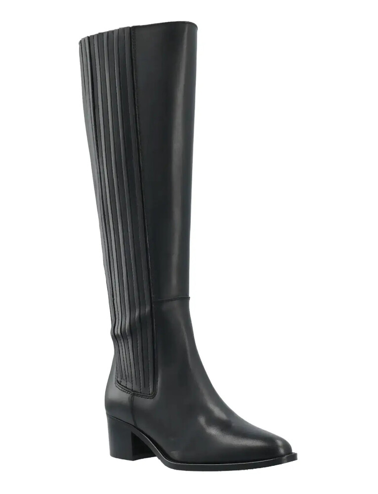 Bianco Biacarol Chelsea Knee High Boot Smooth Leather - Black - 36 - main photo