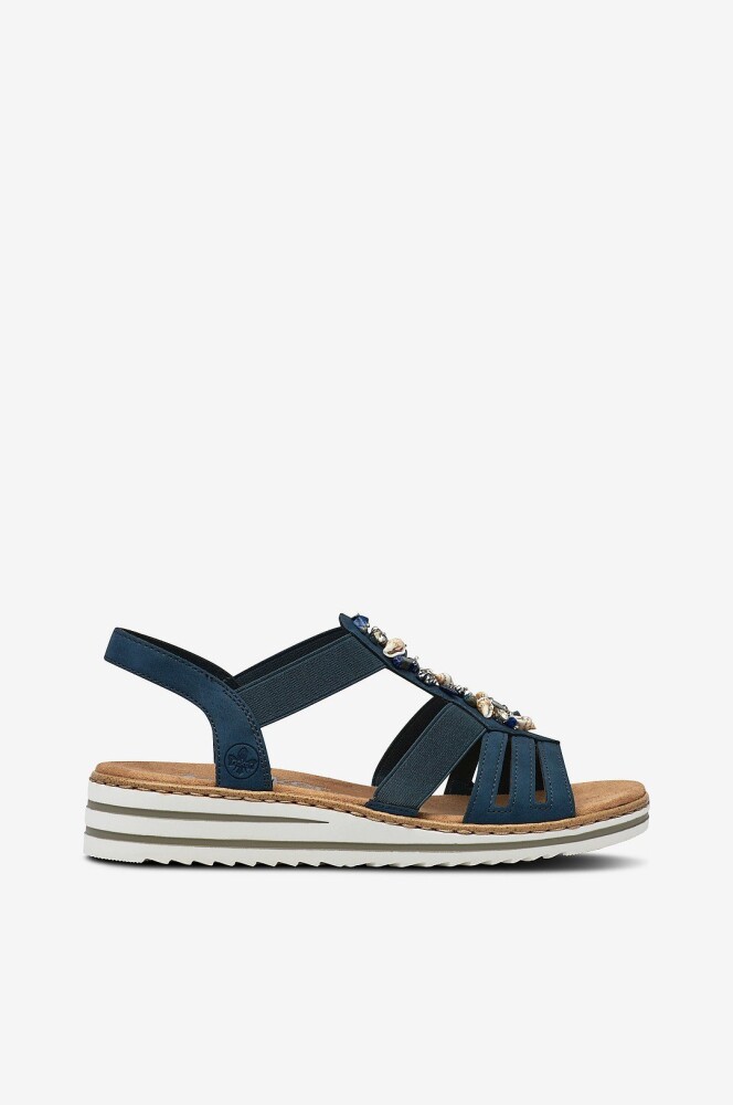 Rieker Evolution Rieker Sandaler V0649 14 Blå - main photo