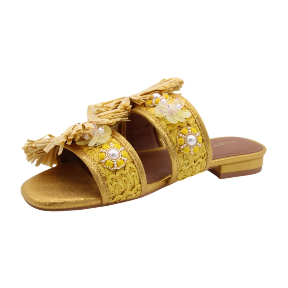 Kurt Geiger Dame Sko Gul 39 EU - side a