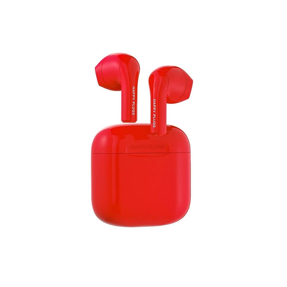 Happy Plugs Joy Hodetelefon In Ear TWS Rød