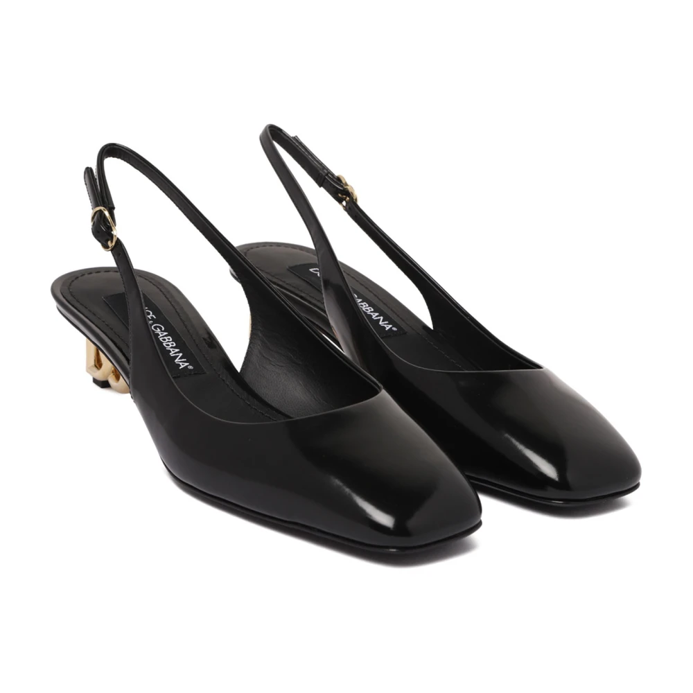 Dolce & Gabbana Dame Sko Svart 38 EU, - side a