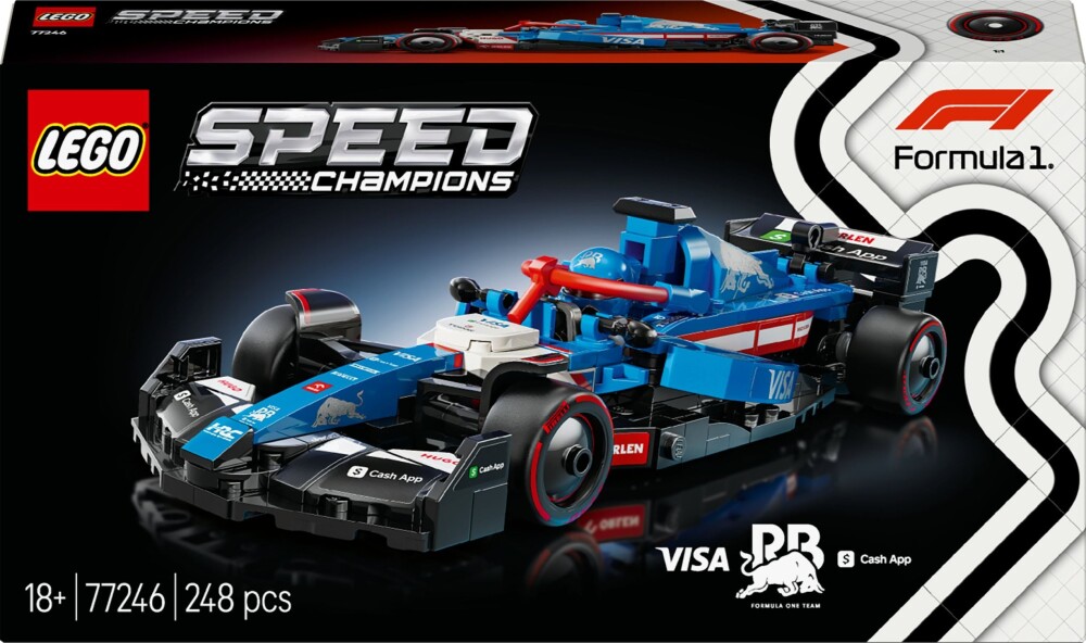 LEGO Speed Champions Visa Cash App RB VCARB 01 F1-racerbil 77246