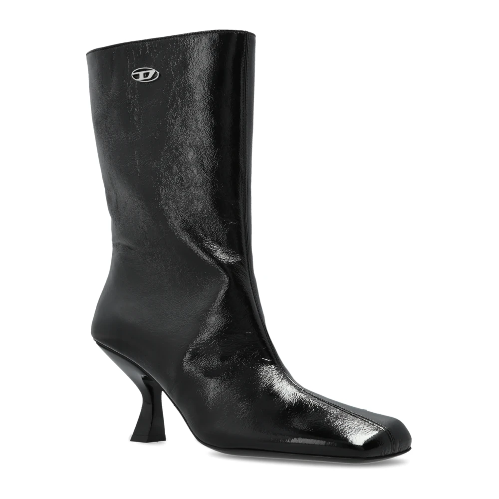 Diesel Dame Sko Svart 37 EU, - side b