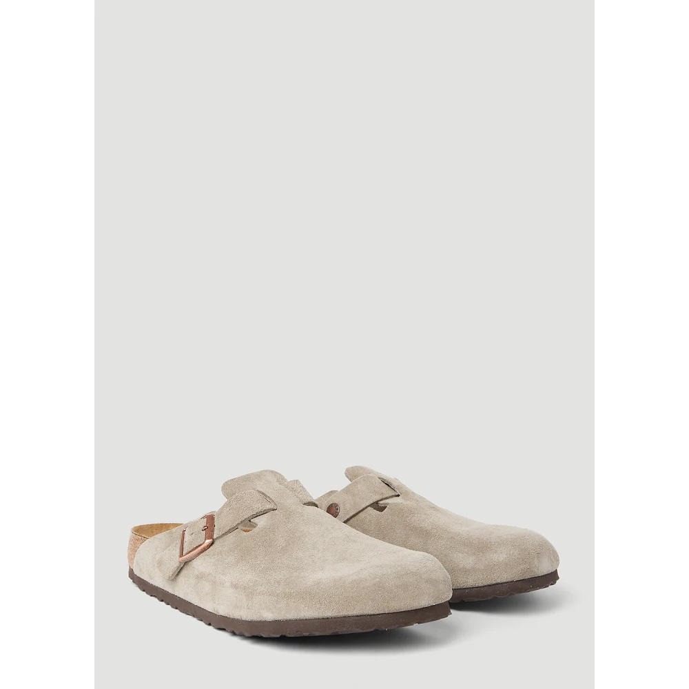 Birkenstock Dame Sko Beige 43 EU, - side a
