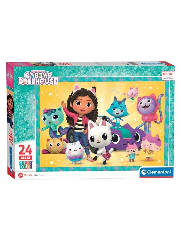 Clementoni Puzzle Super Color Maxi Gabby's Dollhou Gulv » Best Pris på ...