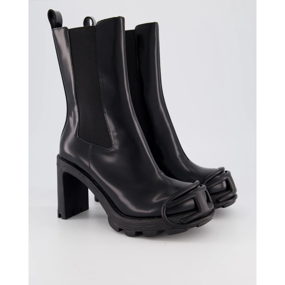 Diesel Dame Sko Svart 38 EU, - side b