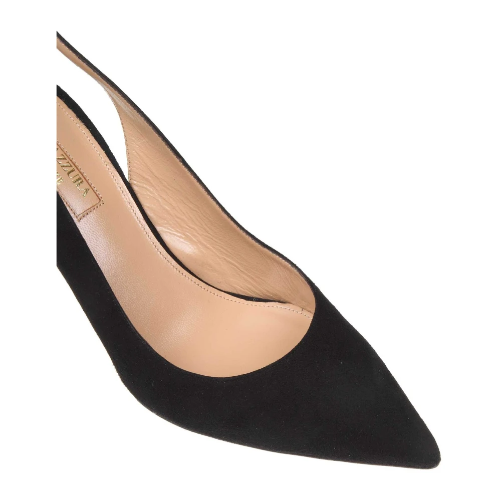 Aquazzura Dame Sko Svart 39 EU, - side b