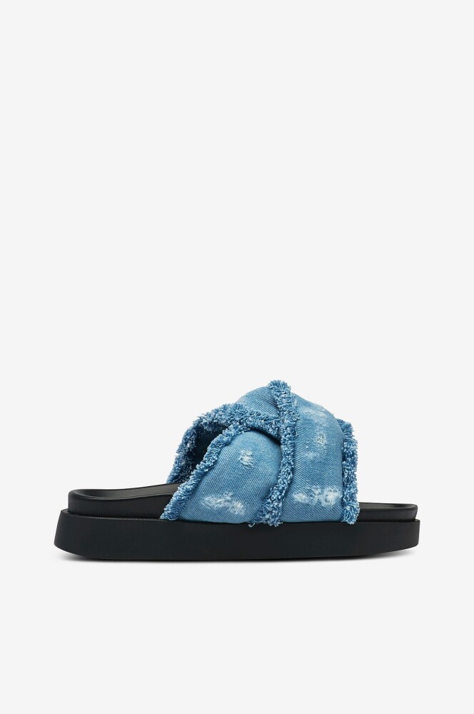 Inuikii Sandaler Soft Crossed Jeans Blå - main photo
