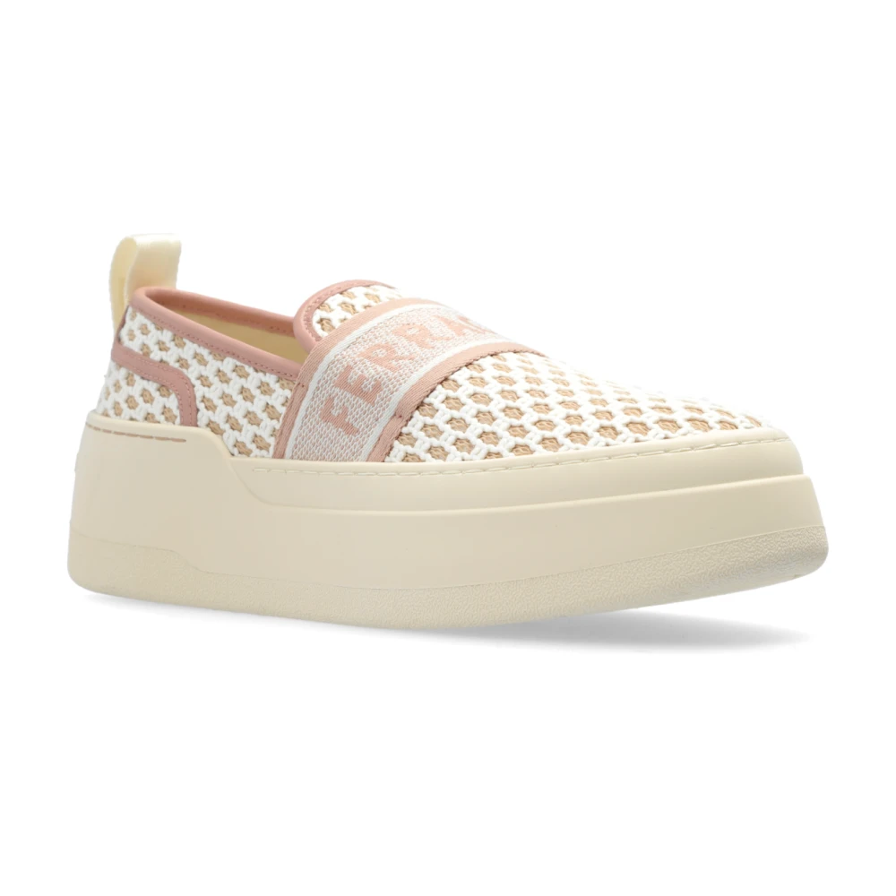 Ferragamo Dame Sko Rosa 36 EU, - side b