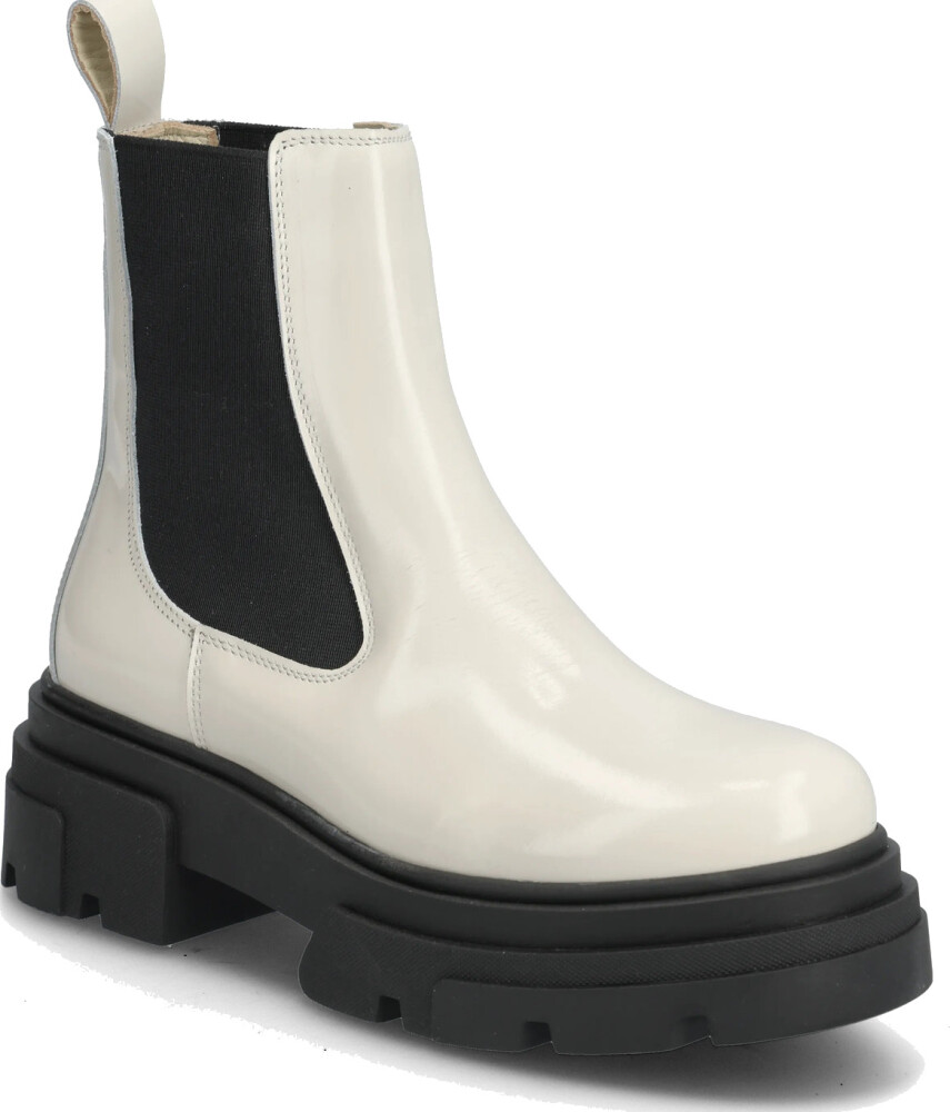 Tommy Hilfiger Th Shiny Leather Chelsea - White - 41 - main photo
