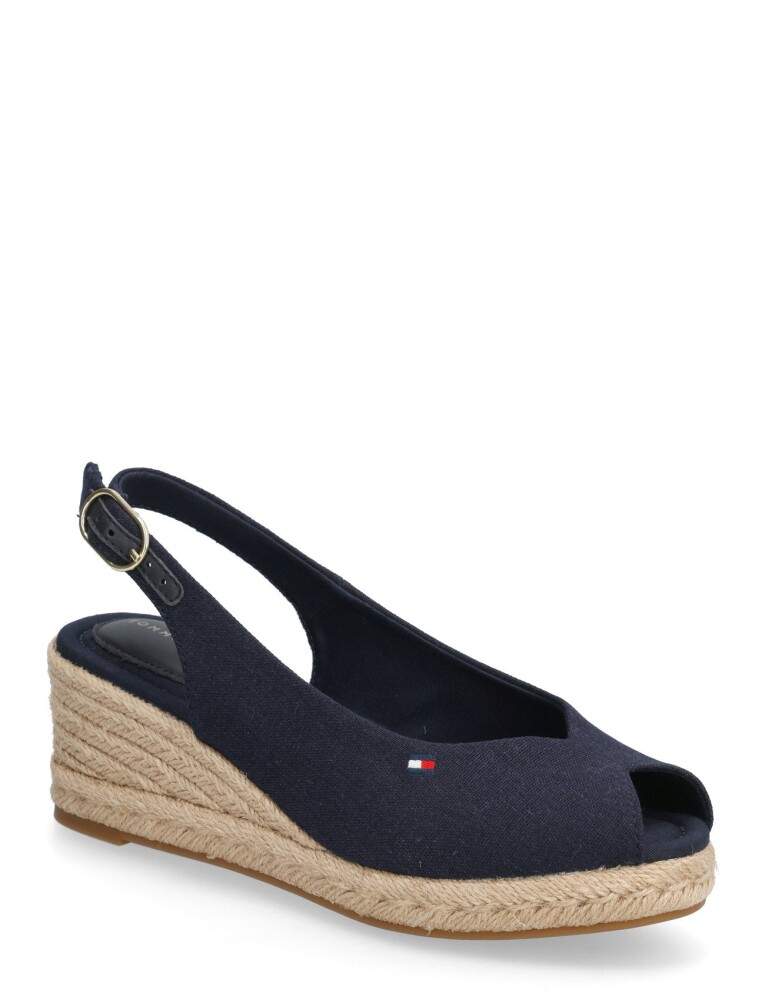 Tommy Hilfiger Mid Wedge Espad Slingback Navy 42 - main photo
