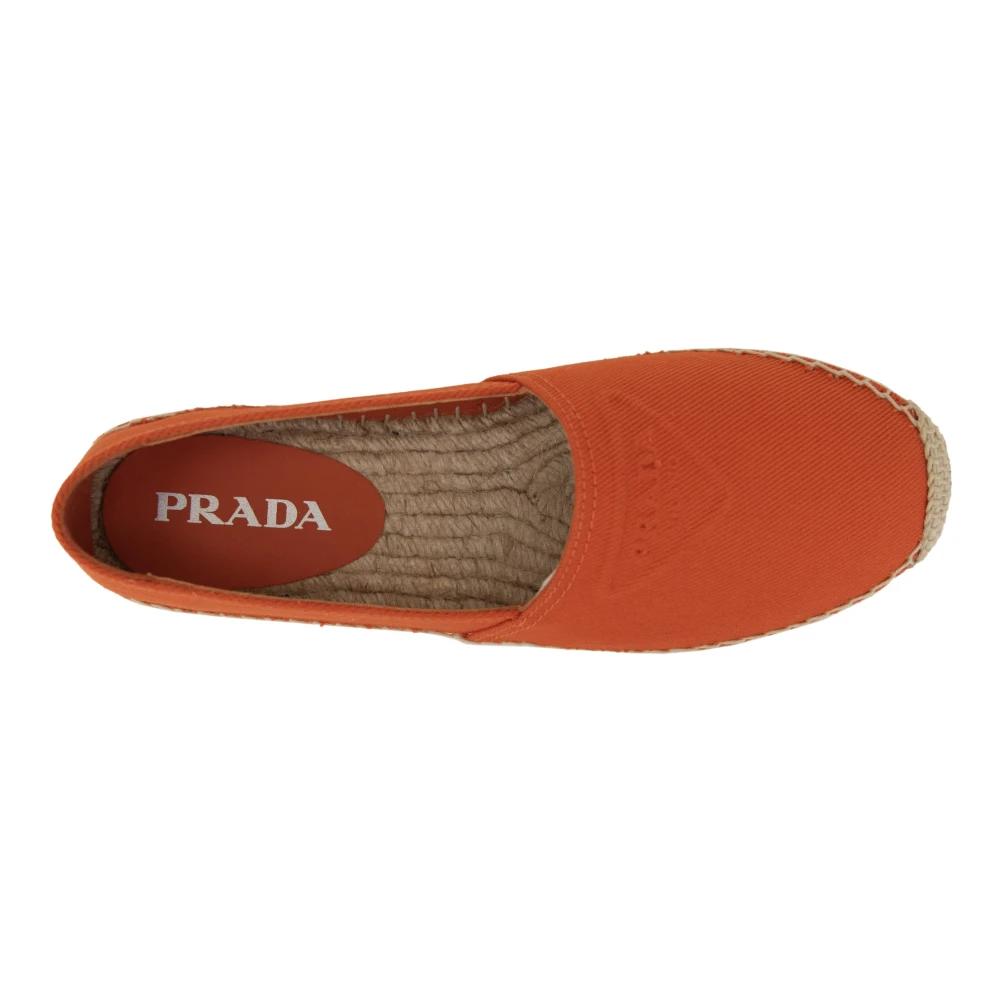 Prada Dame Sko Oransje 40 EU, - side b