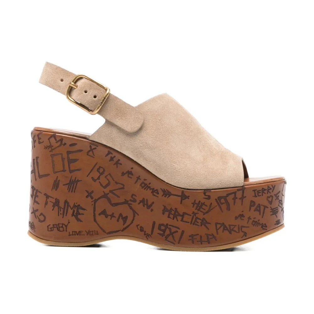 Chloé Dame Sko Beige 41 EU, - main photo