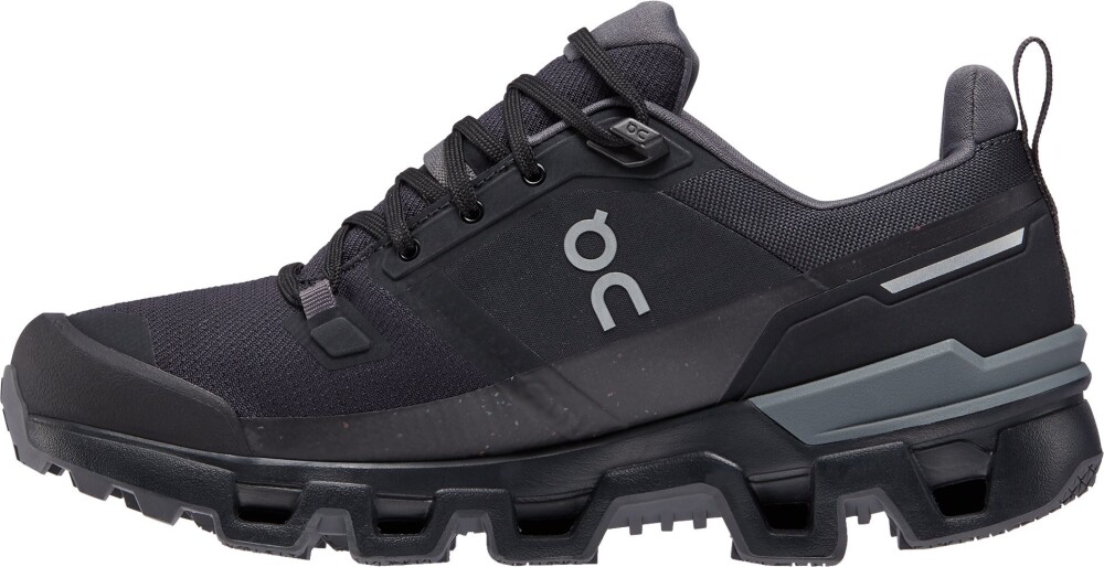 On Cloudwander Waterproof Dame Black/Eclipse 38.5 - side a
