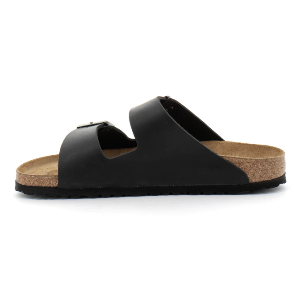 Birkenstock Women's Arizona Soft Footbed Narrow 41, Black - side b