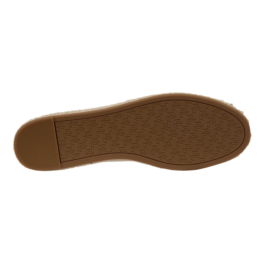 Lauren Ralph Lauren Cameryn Iii Canvas & Leather Espadrille - Beige - 39 - side a