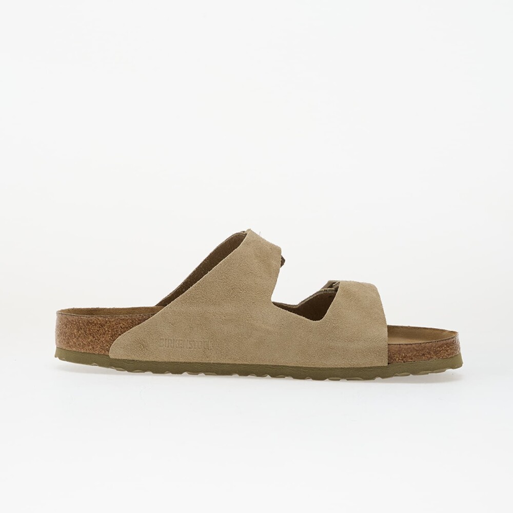 Birkenstock Joggesko Arizona Suede Leather Unisex Faded Khaki EUR 41 - side b