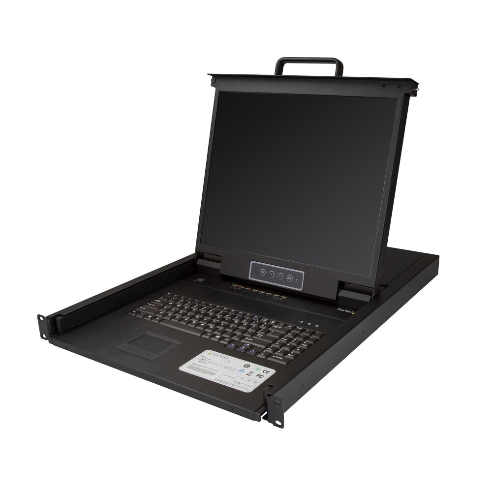 STARTECH 8-Port Rackmount KVM Console for Server Rack - 19 in. - 1U ...
