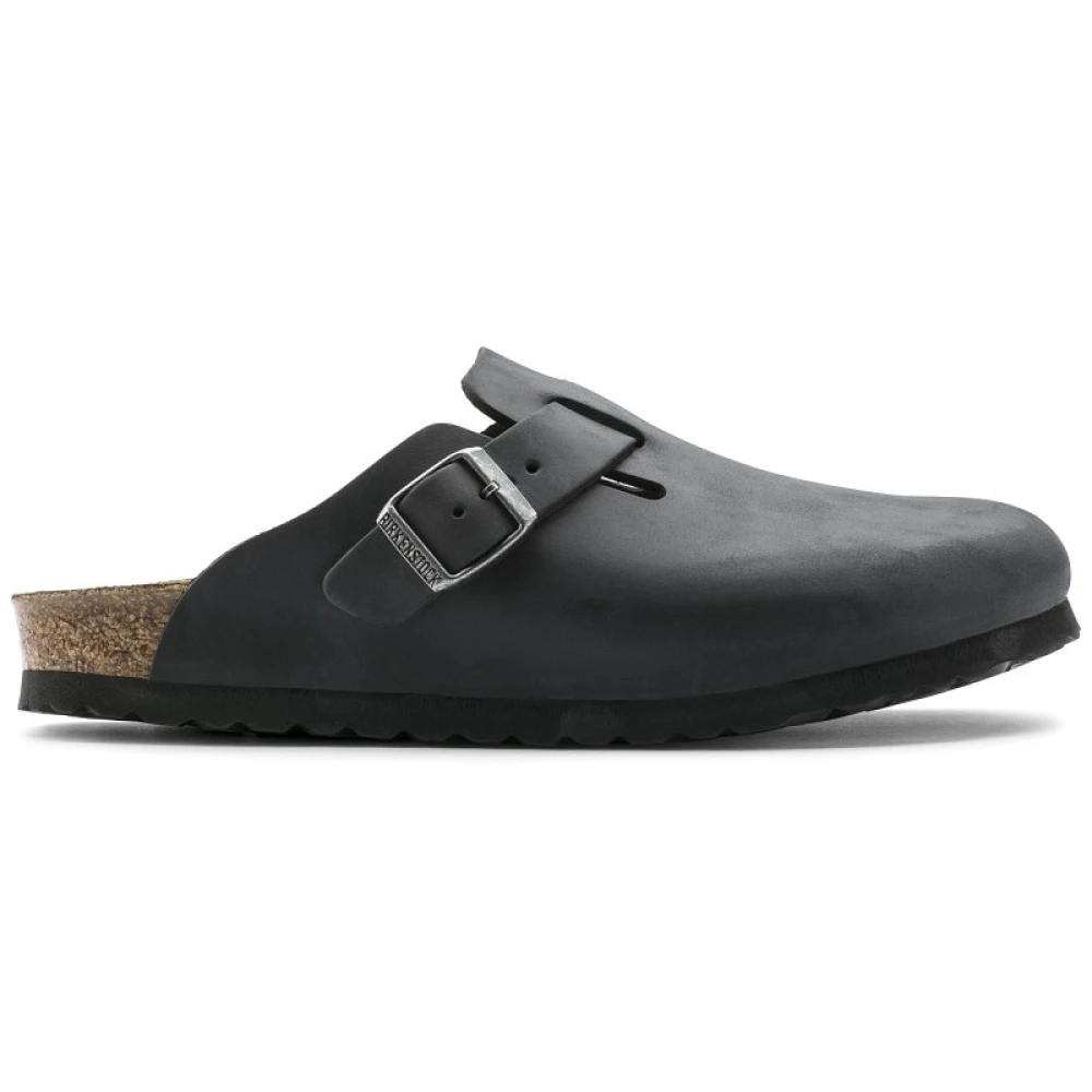 Birkenstock Boston NU Olied Normal Black - main photo
