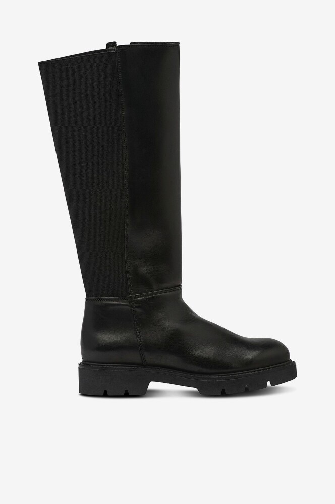 Bianco Støvler biaOthilia Knee High Elastic Boot Leather Svart - main photo