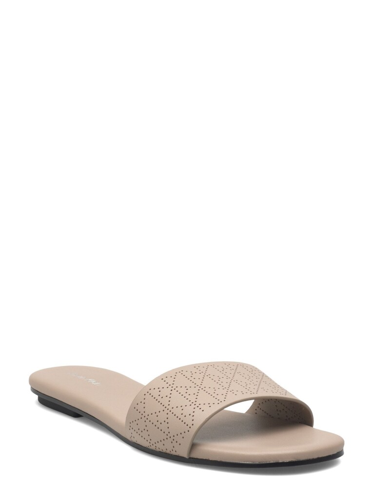 Calvin Klein Org Flat Sndl One Bar Lth Aop Beige 40 - main photo