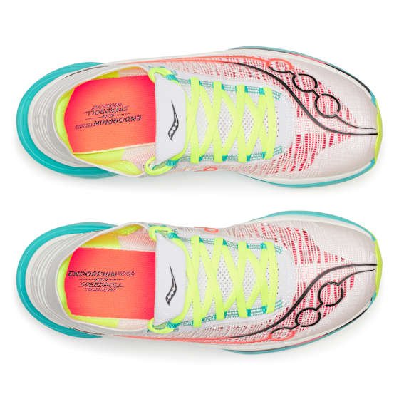 Saucony Unisex Endorphin Elite 2 White/mutant 44 - side b