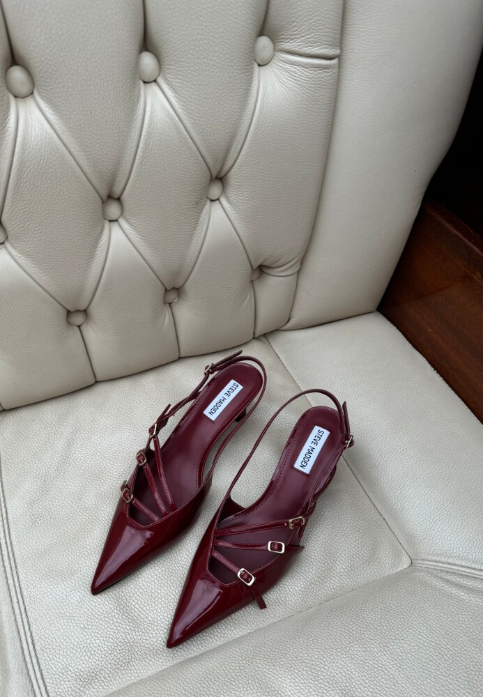 Steve Madden Liana Slingbacks Wine Patent 40 - main photo
