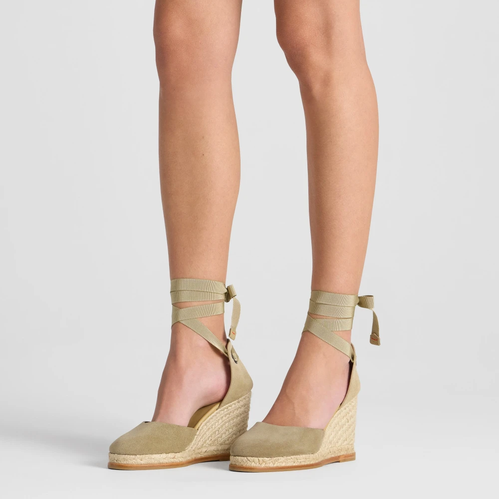 Castañer, Dame, Sko, Beige, 37 EU, - side b